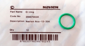 ������ �������������� o-ring ������� (20007003A), ���.:20007003A ORIGINAL